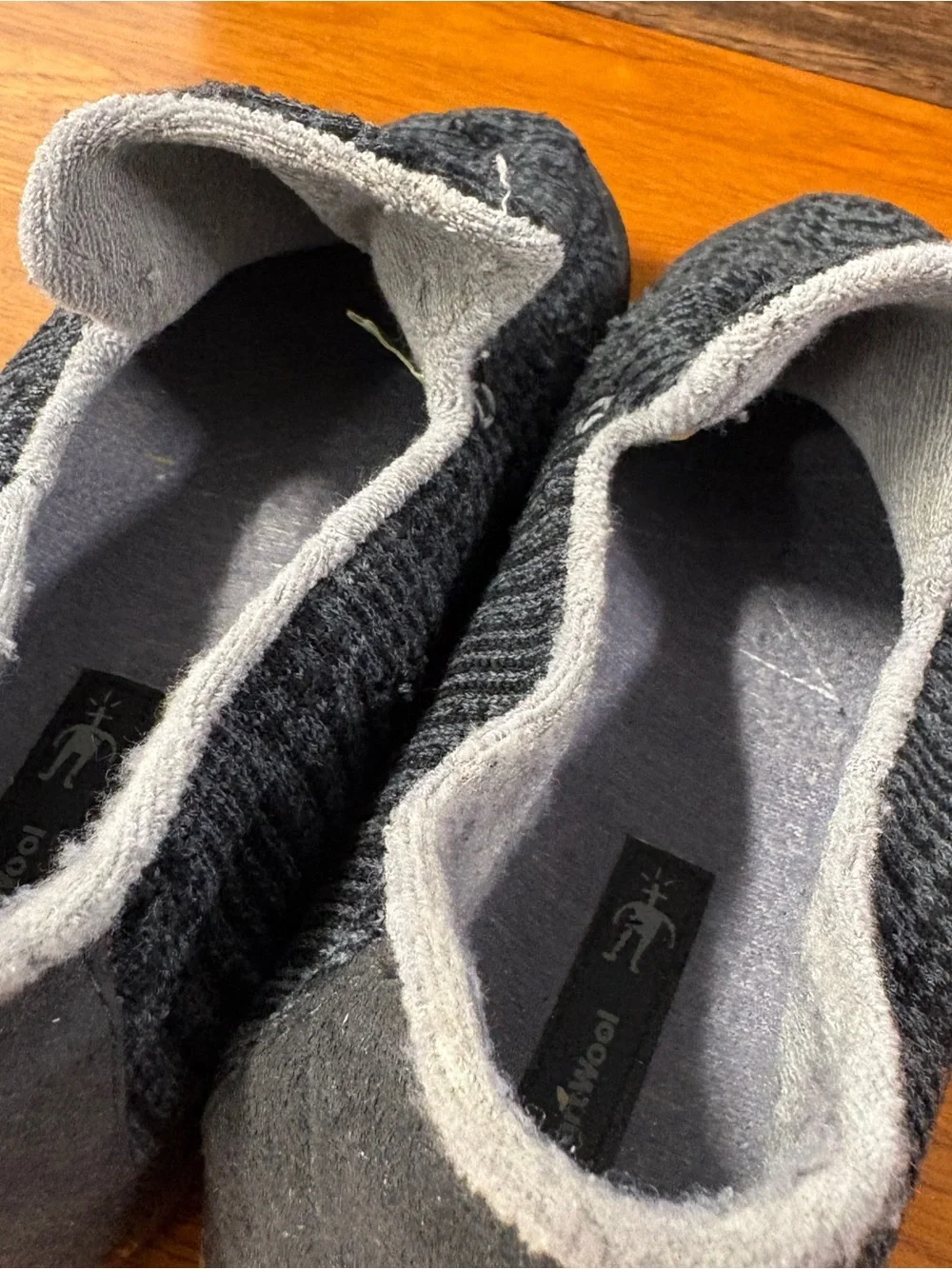 Smartwool Men Gray Wool House Slipper Slip On Loafer Size 10
